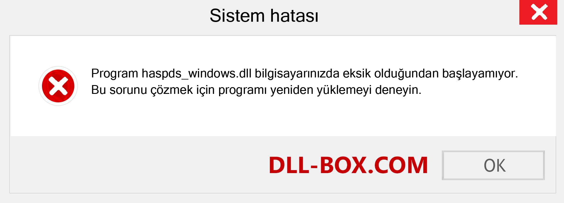 haspds_windows.dll dosyası eksik mi? Windows 7, 8, 10 için İndirin - Windows'ta haspds_windows dll Eksik Hatasını Düzeltin, fotoğraflar, resimler